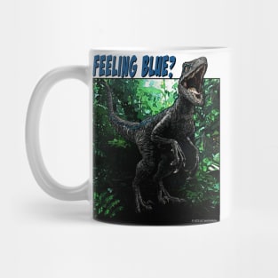 Feeling Blue-Jurassic world fan art character Mug